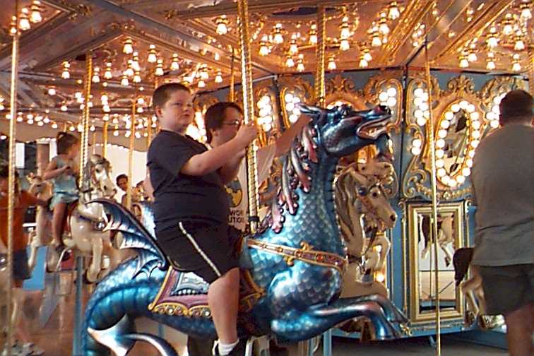 riding the carousel picture